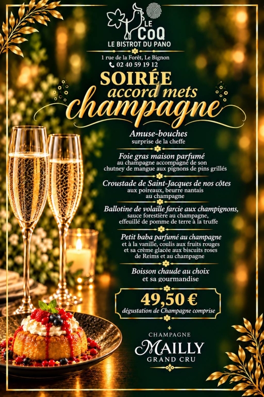 Le Coq - Restaurant Le Bignon - Restaurant Montbert